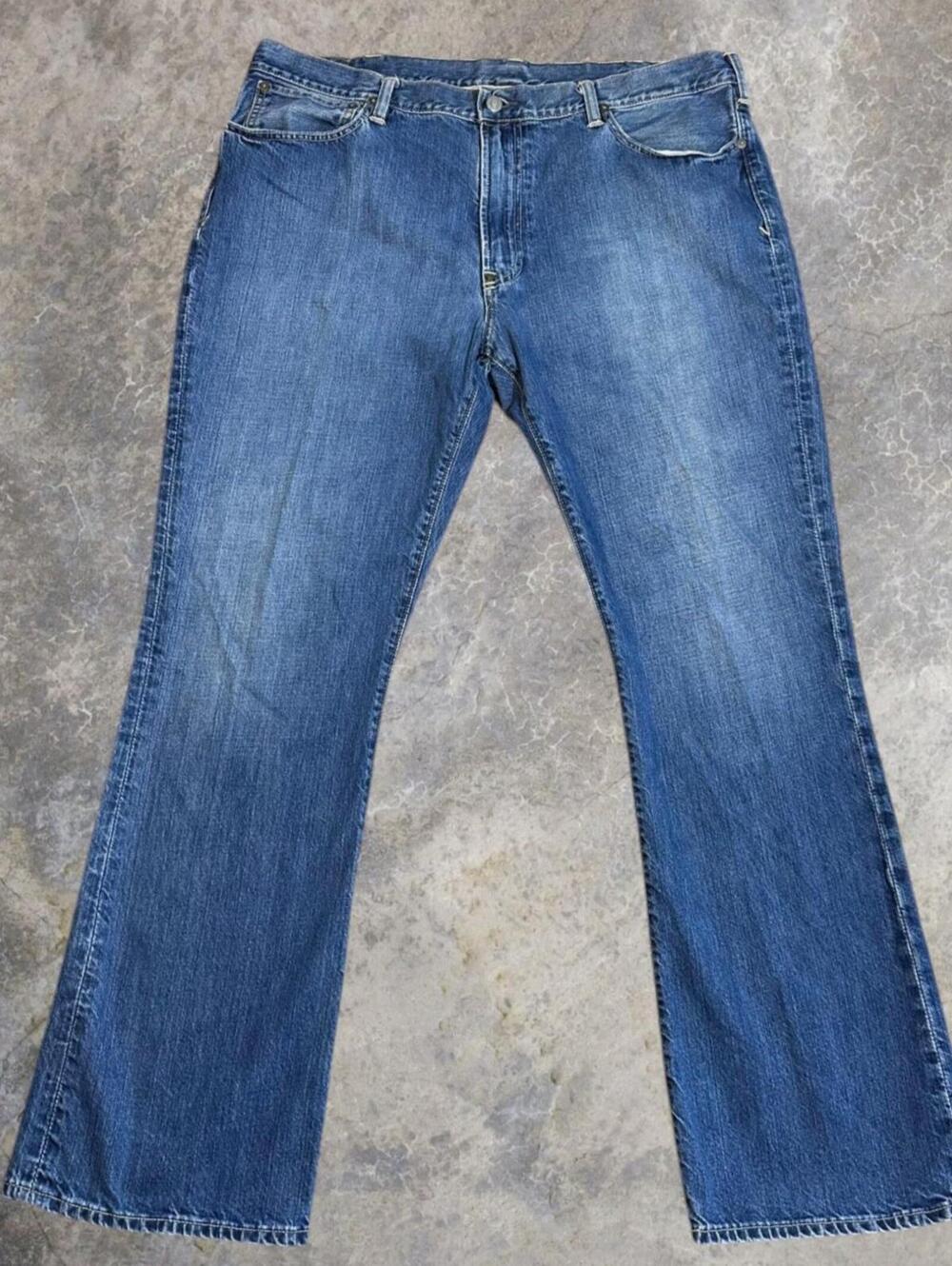 Polo Ralph Lauren Vintage Bootcut Loose Jeans Faded Wash Y2K Men’s 40x32